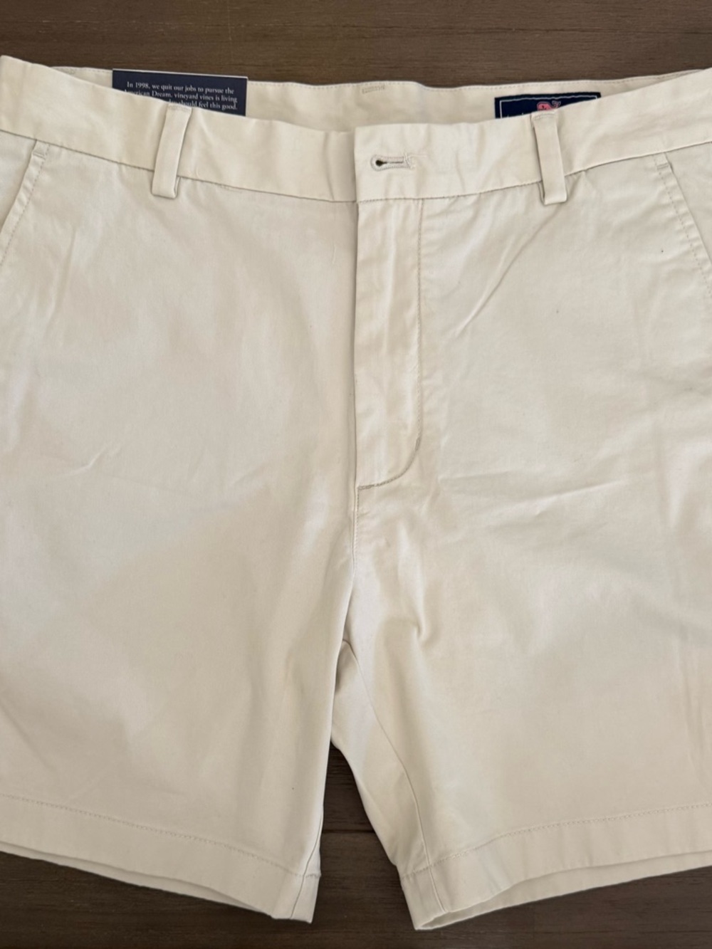 Vineyard Vines Khaki Classic Fit Breaker Short 32w-7 inch